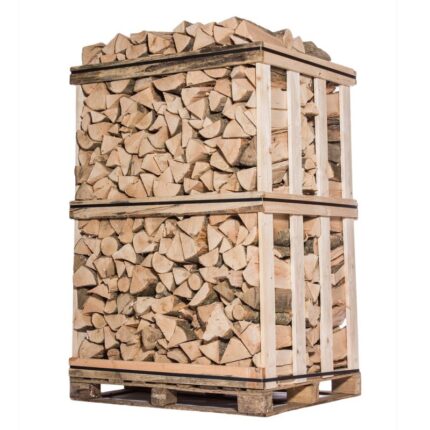 KISTE MIT BRENNHOLZ - 40 CM LANGE SCHEITE - 3 KISTEN