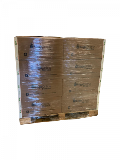 24 Kisten mit 20KG kammergetrocknetem Birken-Kaminholz
