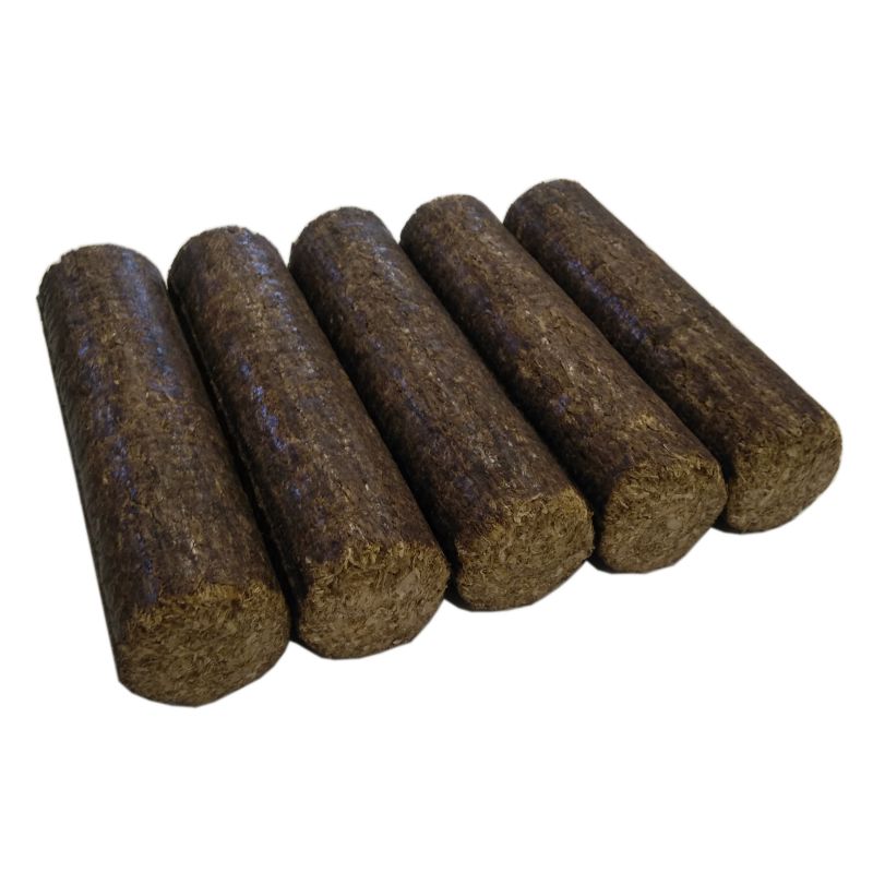 VERDICHTETE STÄMME - HARTHOLZ - PALETTE VON 1 TONNE 02
