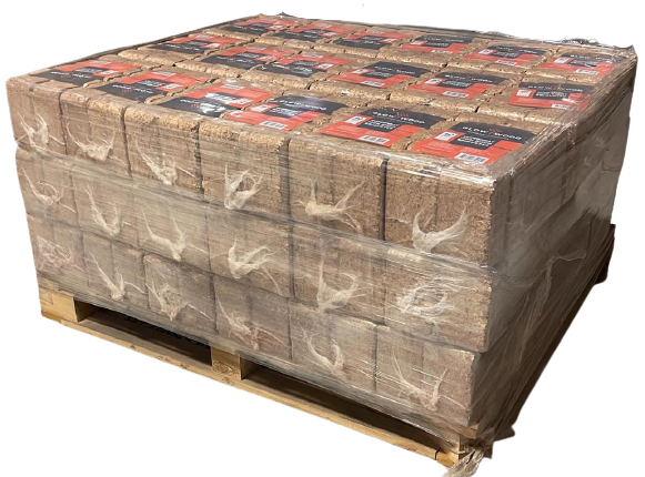 54 Packungen Premium RUF Briketts - 9kg pro Packung